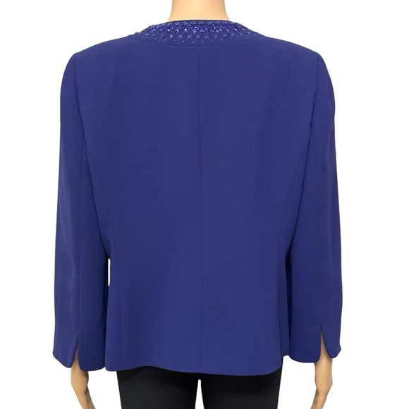 kasper Business blazer Woman’s 14 Blue navy - Picture 4 of 16